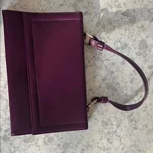 Violet Vintage Purse 1970’s gold toned hardware beautiful!